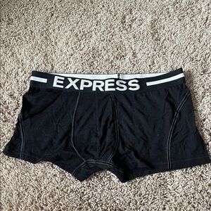 Gently worn Express Men's Black Boxer Briefs size medium